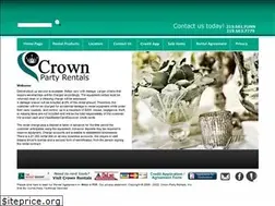Sites similar to crownpartyrentals.com