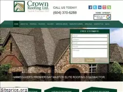 Sites similar to crownroofingltd.com