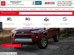 Sites similar to crowntoyotaoflawrence.com