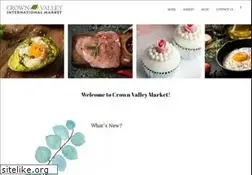 Sites similar to crownvalleymarket.com