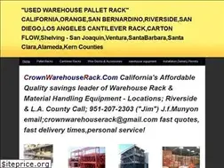 Sites similar to crownwarehouserack.com