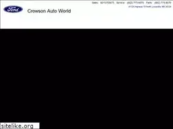 Sites similar to crowsonauto.com