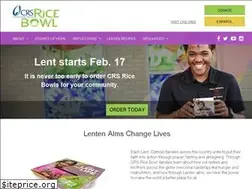 Sites similar to crsricebowl.org