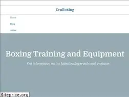 Sites similar to cruboxing.com