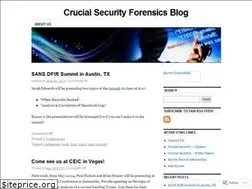 Sites similar to crucialsecurity.wordpress.com