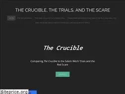 Sites similar to crucibleandtheredscare.weebly.com