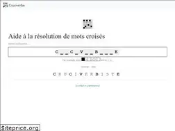 Sites similar to cruciverbe.fr