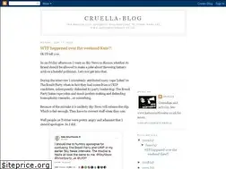 Sites similar to cruellablog.blogspot.com