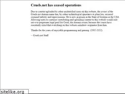Sites similar to cruels.net