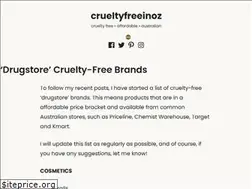 Sites similar to crueltyfreeinoz.wordpress.com