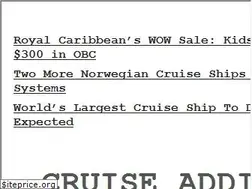 Sites similar to cruiseaddictsnews.com