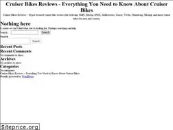 Sites similar to cruiserbikesreviews.com