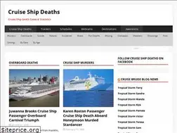 Sites similar to cruiseshipdeaths.com