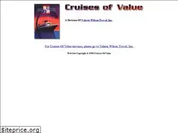 Sites similar to cruisesofvalue.com