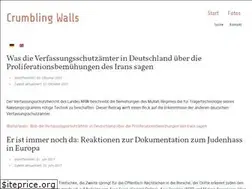 Sites similar to crumblingwalls.net
