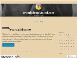 Sites similar to crumbsfromymind.com