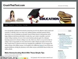 Sites similar to crushthattest.com