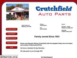Sites similar to crutchfieldautoparts.com