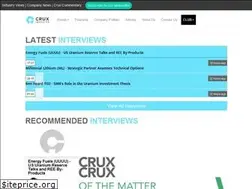 Sites similar to cruxinvestor.com