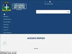 Sites similar to cruzeirodooeste.pr.gov.br