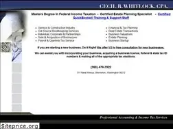 Sites similar to crwhitlockcpa.com