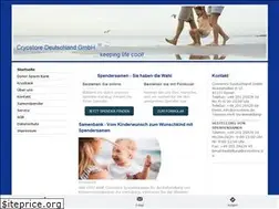 Sites similar to cryostore.de