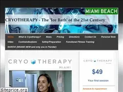 Sites similar to cryotherapymiami.com