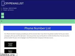 Sites similar to crypemaillist.com