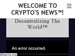 Sites similar to crypt0snews.com