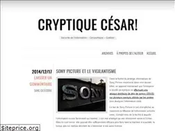 Sites similar to cryptiquecesar.com