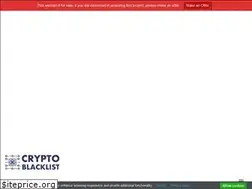 Sites similar to cryptoblacklist.io