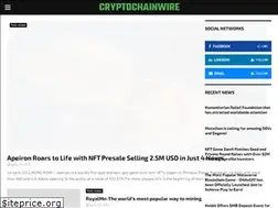 Sites similar to cryptochainwire.com