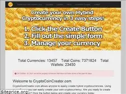 Sites similar to cryptocoincreator.com