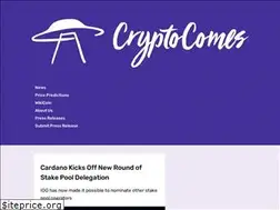 Sites similar to cryptocomes.com