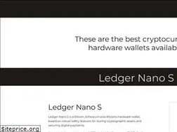 Sites similar to cryptocurrencyhardwarewallet.co.uk