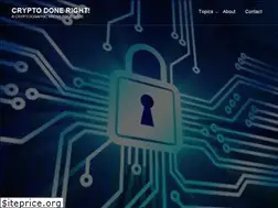 Sites similar to cryptodoneright.org