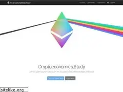 Sites similar to cryptoeconomics.study
