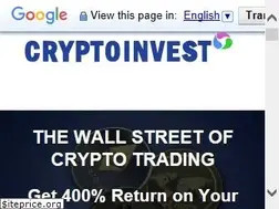 Sites similar to cryptoinvest.is