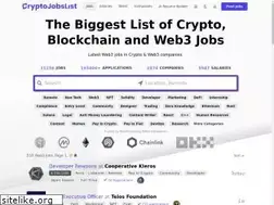 Sites similar to cryptojobslist.com