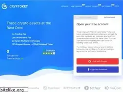 Sites similar to cryptoket.io
