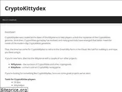 Sites similar to cryptokittydex.com