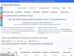 Sites similar to cryptokoerseuro.nl