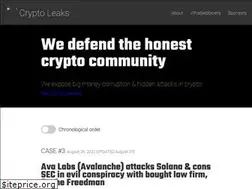 Sites similar to cryptoleaks.info