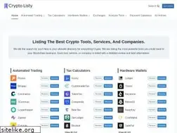 Sites similar to cryptolisty.com