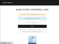 Sites similar to cryptominute.online