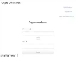 Sites similar to cryptoomrekenen.nl
