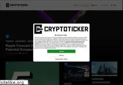 Sites similar to cryptoticker.io
