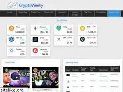 Sites similar to cryptoweekly.co