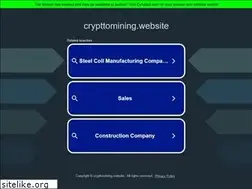Sites similar to crypttomining.website