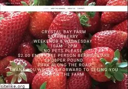 Sites similar to crystalbayfarm.com